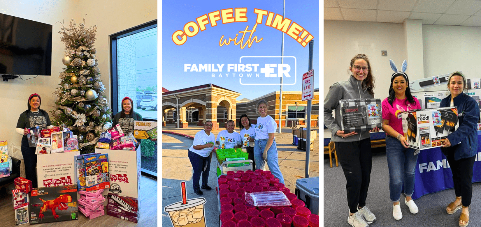 Family First ER community giveaways and events showcasing the excitement coming to the Tomball emergency room